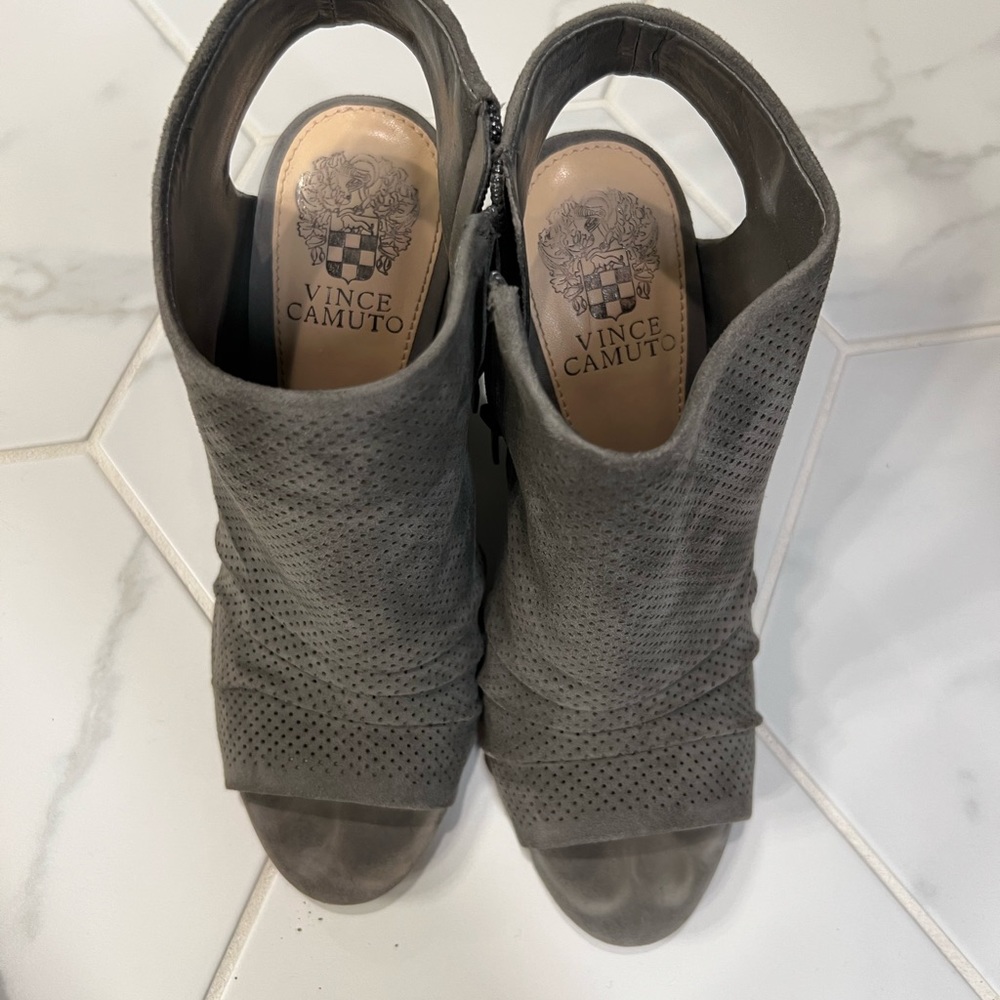 Vince Camuto Open Toe Booties - image 3